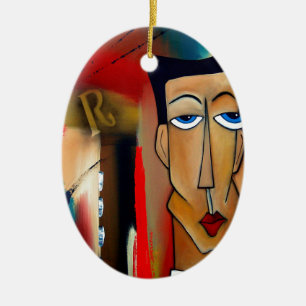 Fusie-abstracte kunst keramisch ornament