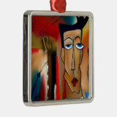 Fusie-abstracte kunst metalen ornament (Rechts)