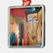 Fusie-abstracte kunst metalen ornament (Links)