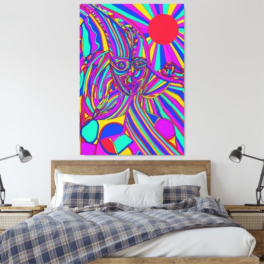 Fusie Canvas Afdruk (Insitu (Slaapkamer))