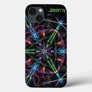 Fusie: een Abstracte iPad-draagtas *Persoonlijk* Case-Mate iPhone Case