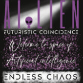 Fusie van buitenaardse en kunstmatige intelligenti t-shirt