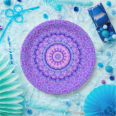 Fusie van Light Mandala Papieren Bordje (Feest)