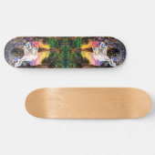 Fusie - Waterverf schilderen - Spiegelen Persoonlijk Skateboard (Horizontaal)