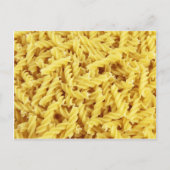 Fusilli pasta briefkaart (Voorkant)
