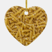 Fusilli pasta macro als achtergrondstructuur keramisch ornament (Voorkant)
