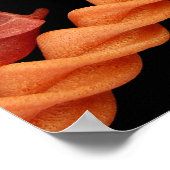 Fusilli pasta poster (Hoek)