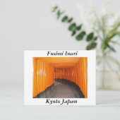 Fusimi Inari in Kyoto Japan Briefkaart (Staand voorkant)