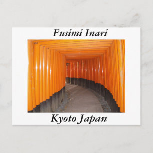 Fusimi Inari in Kyoto Japan Briefkaart