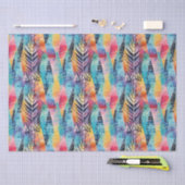 Fusion Harmony: Kleurrijke Waterverf Batik Shibori Tissuepapier (Craft)