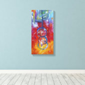 Fusion of Energy Canvas Afdruk (Insitu (Houten vloer))