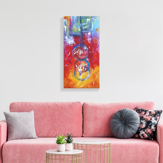 Fusion of Energy Canvas Afdruk (Insitu (Woonkamer))