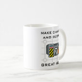 Fusion Pistol geladen en piepen Koffiemok (Voorkant rechts)