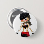 Fusion Tango - Isa A Ronde Button 5,7 Cm (Voorkant /achterkant)