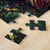 Fusion - Waterverfschilderij - Dame van het Bos Legpuzzel (Zijkant)