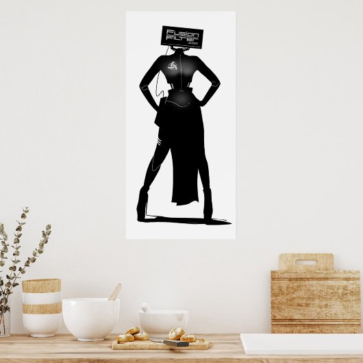 FusionFilter Fembot Poster (Keuken)