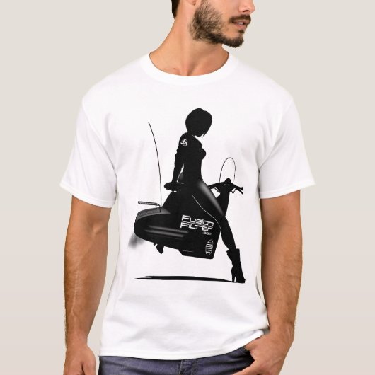 FusionFilter scooter Girl T-shirt (Voorkant)