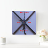 Fuson's Filippijnse muur-klok Vierkante Klok (Huis)