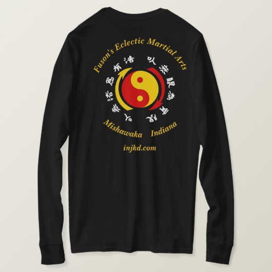 Fuson's JKD T-Shirt (Design achterkant)