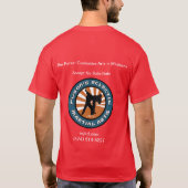 Fuson's martial Arts Donker op shirt (Achterkant)