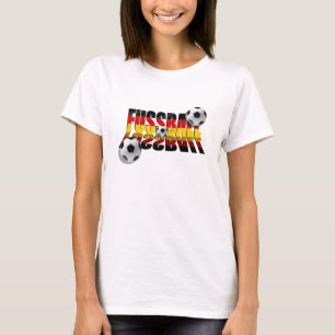 Fussball 2010 Deutsche flagge football giften T-shirt