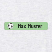 Fußball bunt - 96 schmale Kinder Etiketten Labels (Design 1)