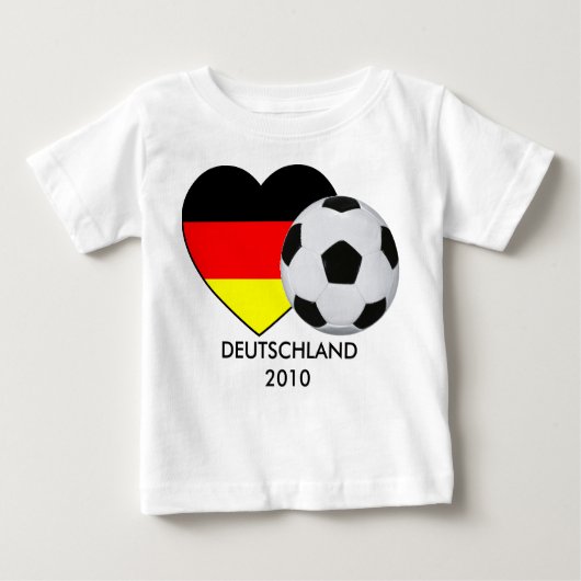 Fussball Deutschland Baby Shirt WM 2010 (Voorkant)