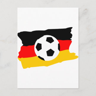 Fussball deutschland fahne briefkaart