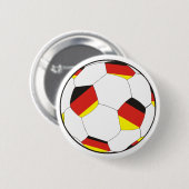 Fussball Deutschland Ronde Button 5,7 Cm (Voorkant /achterkant)
