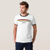 Fussball Deutschland WM 2010 Flagge T-shirt (Voorkant volledig)