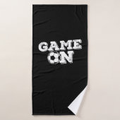 Fußball "Game on" Badhanddoek (Badhanddoek)