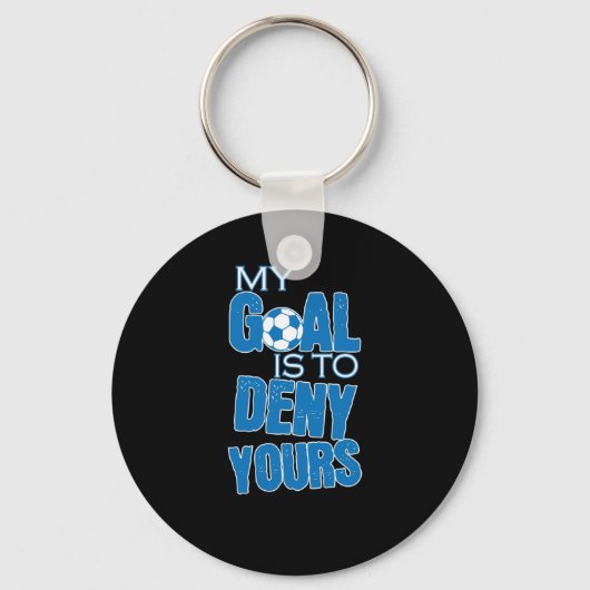 Fußball "Mijn doel is jullie te ontkennen" Sleutelhanger (Voorkant)