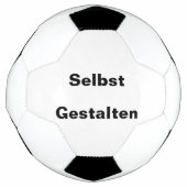 Fußball Selbst Online Gestalten - Vorlage Voetbal (Voorkant)