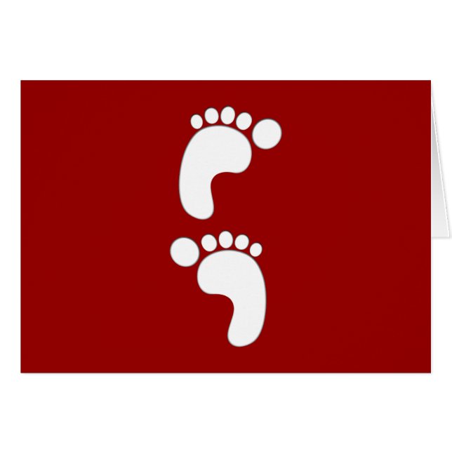 Füsse Fussspuren feet footprints (Voorkant Horizontaal)