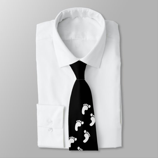 Füsse Fussspuren feet footprints Stropdas (Gebonden)