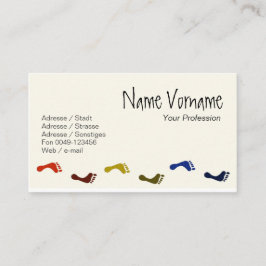 Füße Visitekaartje