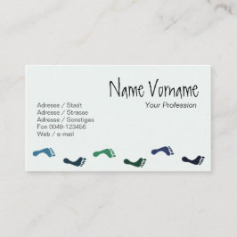 Füße Visitekaartje