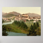 Fussen, Bavaria, Duitse archiefafdruk Poster (Voorkant)