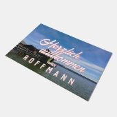 Fußmatte mit Ihrem Foto und personalisiertem Text Deurmat (Schuin)