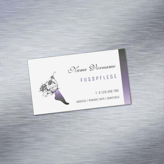 Fusspflege Magnetisch Visitekaartje (Voorbeeld)