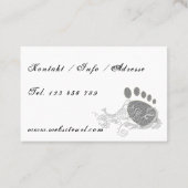 Fußpflege Pediküre Visitekaartje (Achterkant)