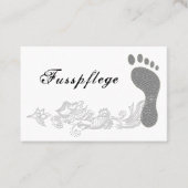 Fußpflege Pediküre Visitekaartje (Voorkant)