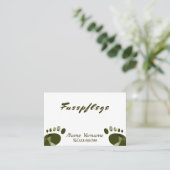 Fusspflege Pedis Visitekaartje (Staand voorkant)