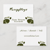 Fusspflege Pedis Visitekaartje (Voorkant / Achterkant)