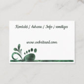 Fusspflege - Podologe Visitekaartje (Achterkant)