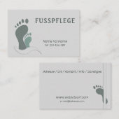 Fusspflege Podologe Visitekaartje (Voorkant / Achterkant)