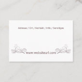 Fusspflege Podologe Visitekaartje (Achterkant)