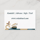 Fusspflege Podologe Visitekaartje (Achterkant)