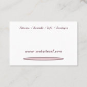 Fusspflege Podologe Visitekaartje (Achterkant)