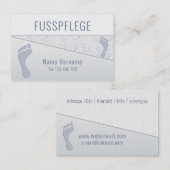 Fusspflege Podologe Visitekaartje (Voorkant / Achterkant)